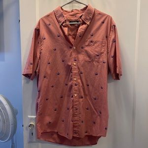 Chaps Mens Whale Button Down Shirt